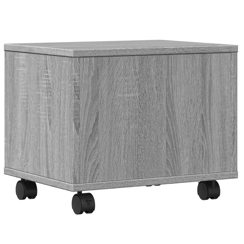 Supporto per Stampante con Ruote Grigio Sonoma 41x32x34,5 cm CFW1075627