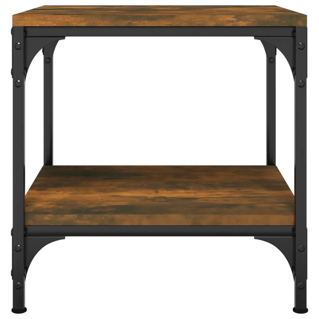 2 pz Tavolini da salotto | Tavolino da caff¨¨ | Tavolino da Soggiorno rovere fumo 40x40x40 cm in Legno Multistrato