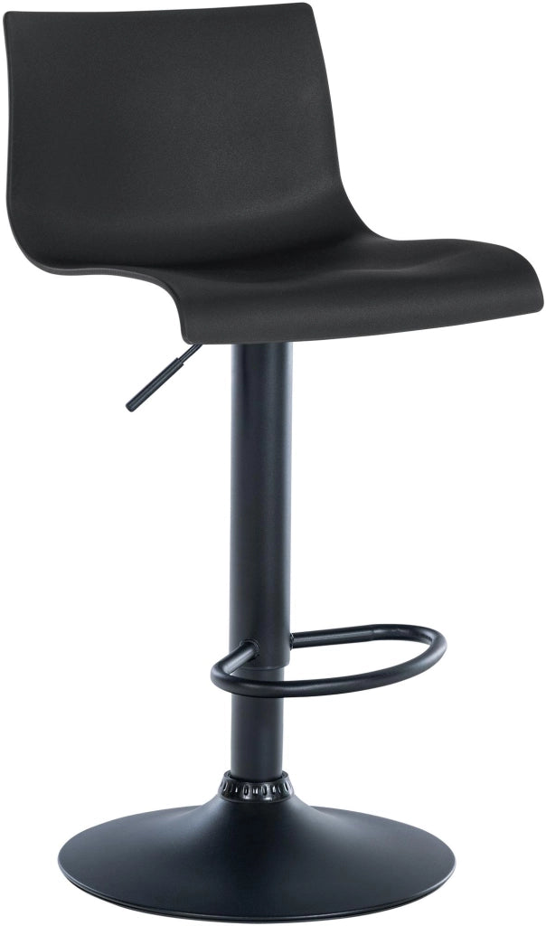 Sgabello Branford nero,Plastica