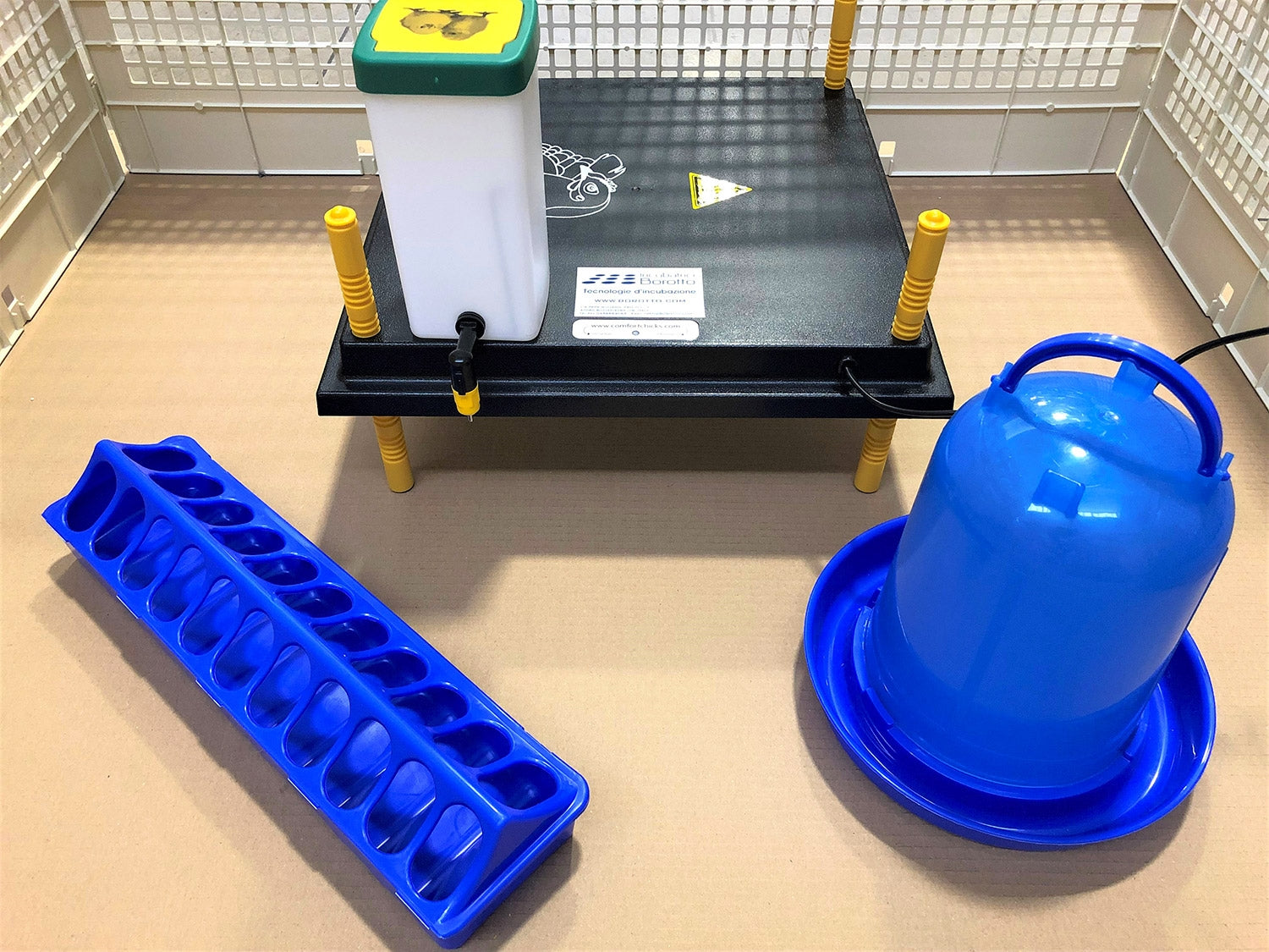 Recinto Svezzamento per 40 Pulcini + Accessori Borotto