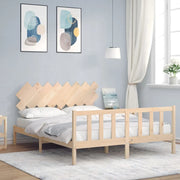 Giroletto senza Materasso-Struttura Letto 160x200 cm in Legno Massello di Pino 736690