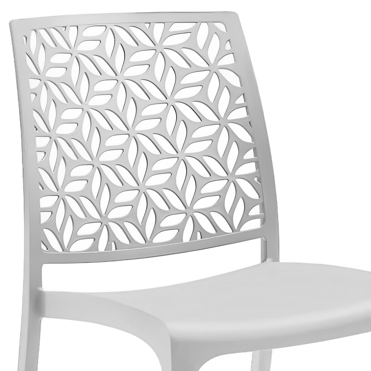 Marvin Sedia in Polipropilene Ninfa, da Interno Esterno, Sedie Impilabili, Sedie Moderne Resistenti 1 SEDIA NINFA BIANCO