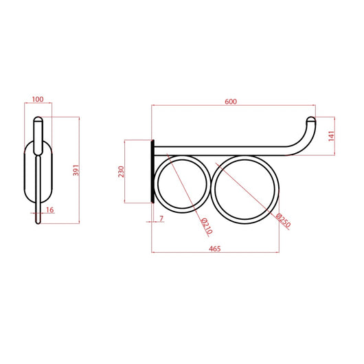 Maniglia 60 cm bagno disabili terza eta giotto inox bianco opaco