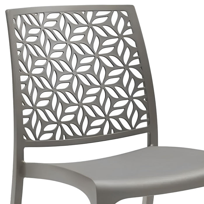 Marvin Sedia in Polipropilene Ninfa, da Interno Esterno, Sedie Impilabili, Sedie Moderne Resistent 1 SEDIA NINFA TORTORA