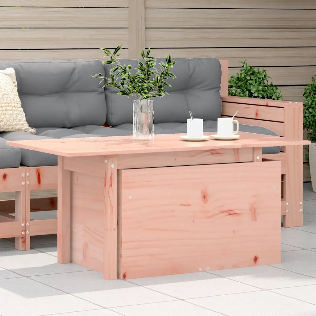 Tavolino da Giardino-Tavolo da Esterno 100x50x75 cm in Legno Massello di Douglas