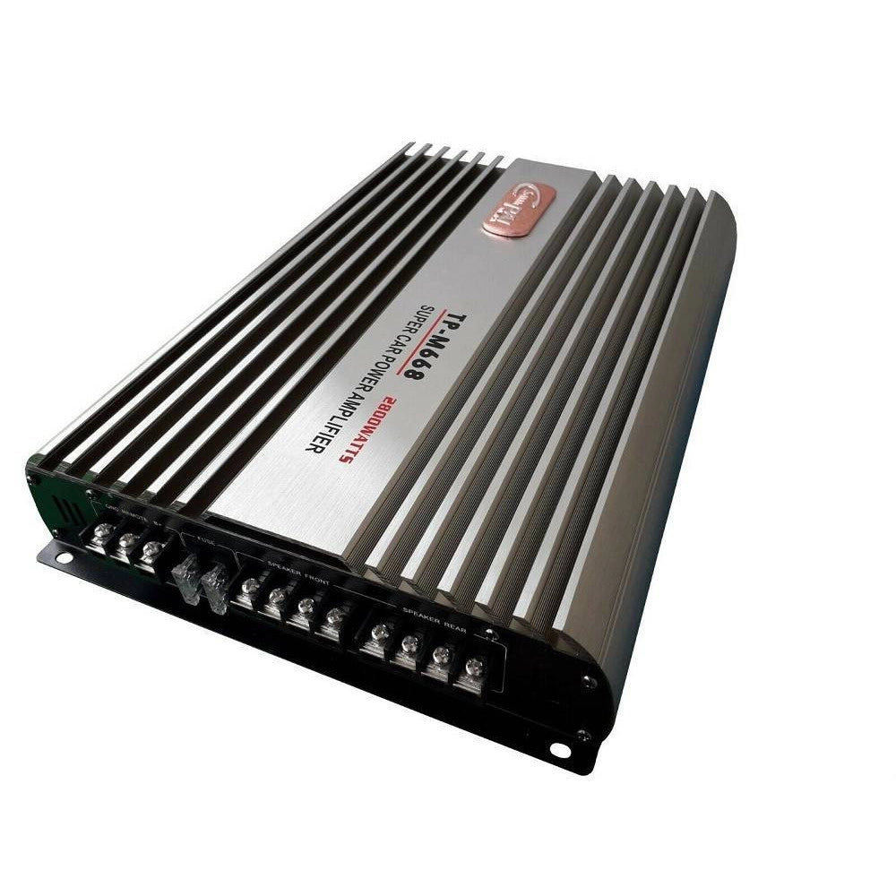 Trade Shop - Amplificatore Auto Stereo Audio 4 Canali 2800w Watt 12v Tp-m668 -