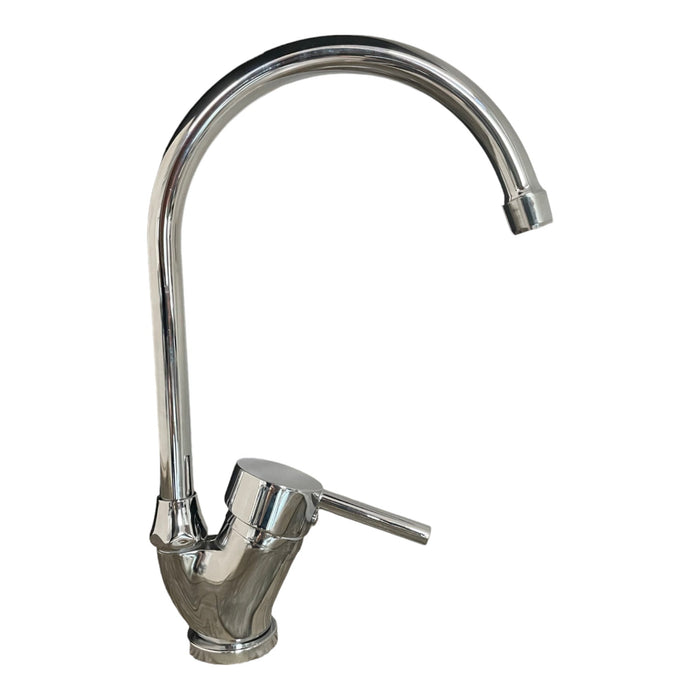 Rubinetto miscelatore con canna ombrello per cucina