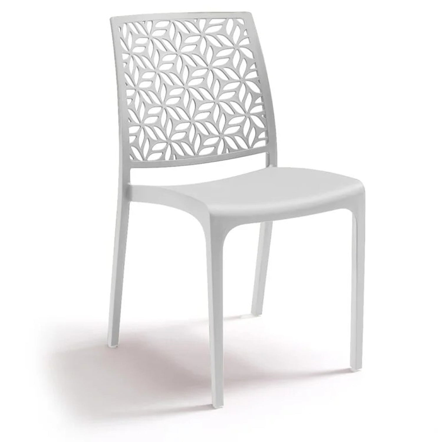 Marvin Sedia in Polipropilene Ninfa, da Interno Esterno, Sedie Impilabili, Sedie Moderne Resistenti 1 SEDIA NINFA BIANCO