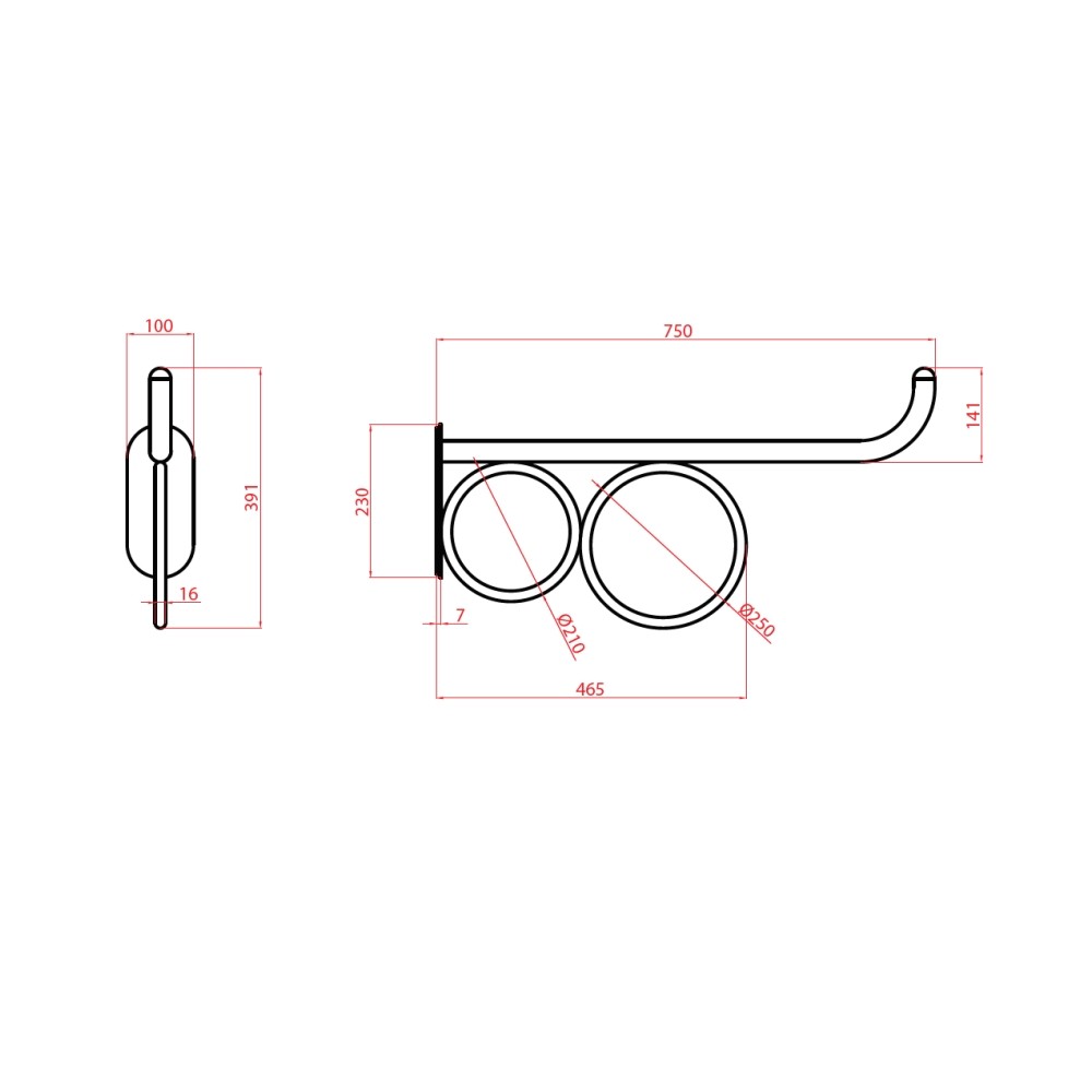 Maniglia 75 cm bagno disabili terza eta giotto inox bianco opaco