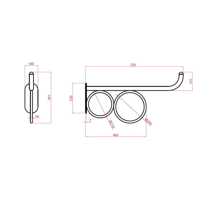 Maniglia 75 cm bagno disabili terza eta giotto inox bianco opaco