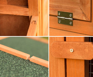 Conigliera XXL con recinto