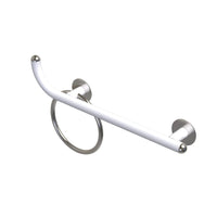 Maniglia bagni disabili cm50 sinistra giotto inox bianco opaco