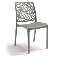 Marvin Sedia in Polipropilene Ninfa, da Interno Esterno, Sedie Impilabili, Sedie Moderne Resistent 1 SEDIA NINFA TORTORA