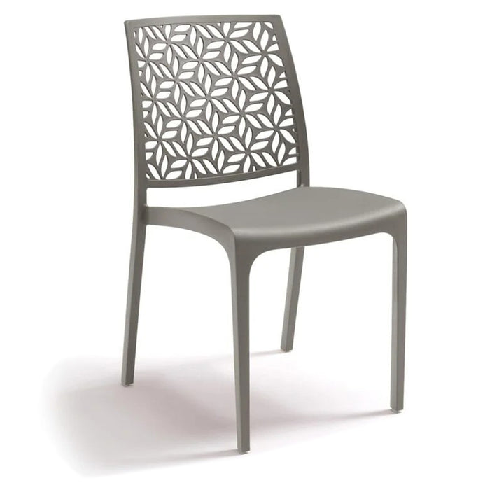 Marvin Sedia in Polipropilene Ninfa, da Interno Esterno, Sedie Impilabili, Sedie Moderne Resistent 1 SEDIA NINFA TORTORA