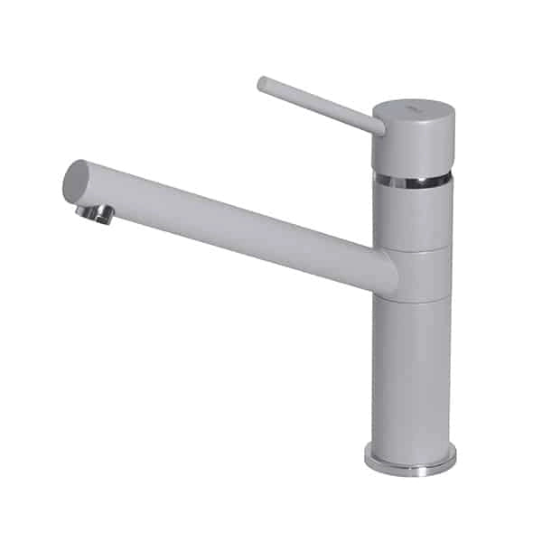 Rubinetto Miscelatore Cucina Elleci Sava Metaltek Grigio Aluminium MMKSAV79