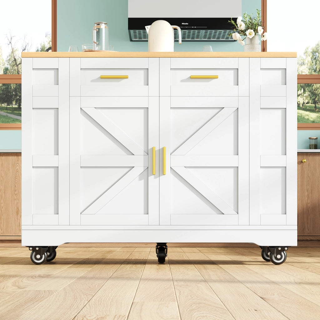 Tavolo da Pranzo Allungabile con Buffet e Piano in Legno ¨C MINIMAL ¨C Bianco