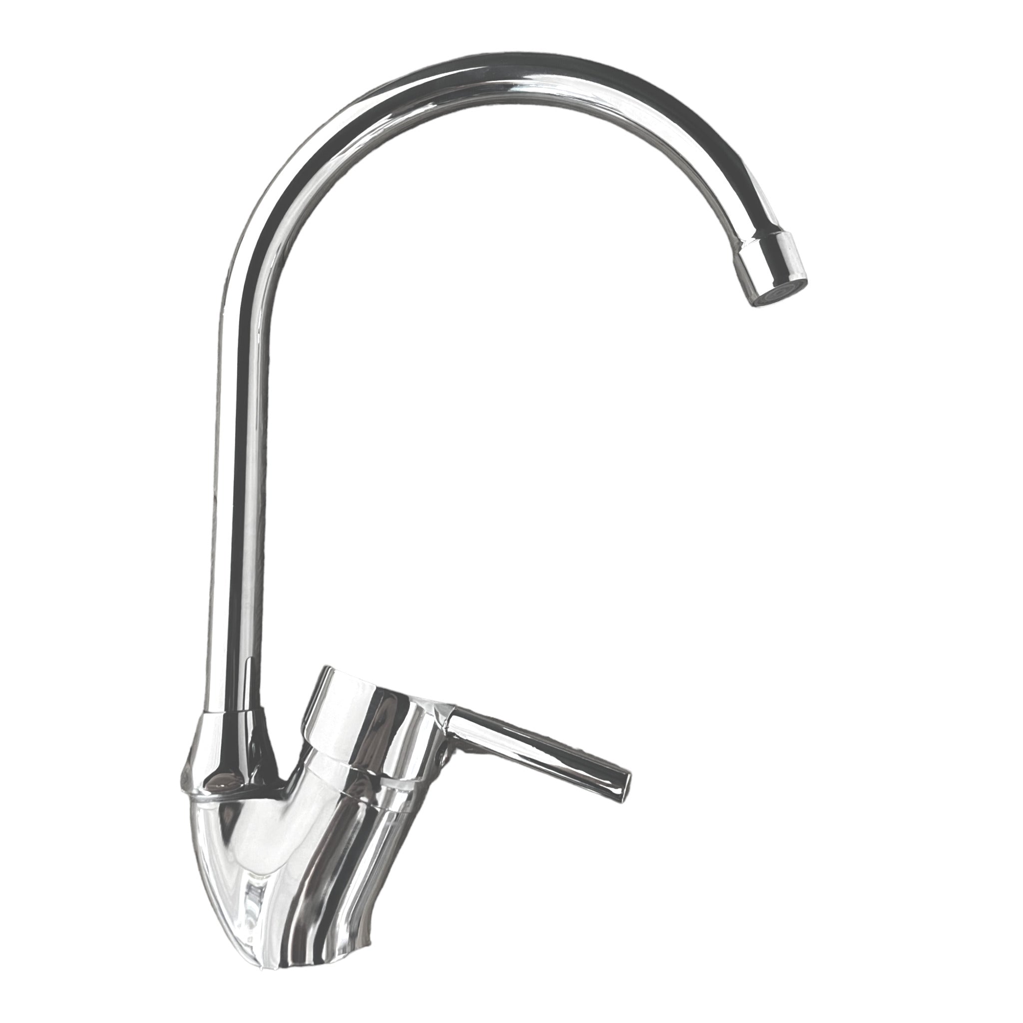 Rubinetto miscelatore con canna ombrello per cucina