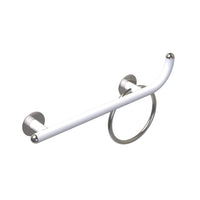 Maniglia di sicurezza disabili cm60 destra giotto inox bianco opaco