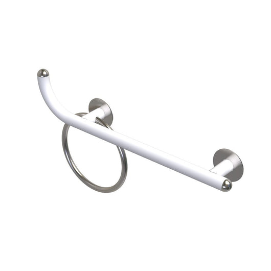 Maniglia di sicurezza disabili cm60 sinistra giotto inox bianco opaco