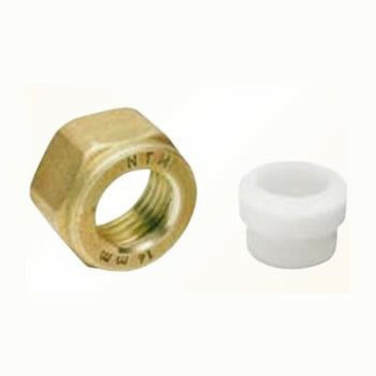 Dado + ogiva per tubo rame d.14x 1/2  uniko b08m4233s6