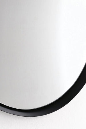 Specchio Nero Moderno da Parete 60x58 cm - LUCIA