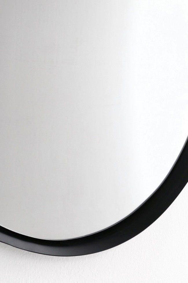 Specchio Nero Moderno da Parete 60x58 cm - LUCIA