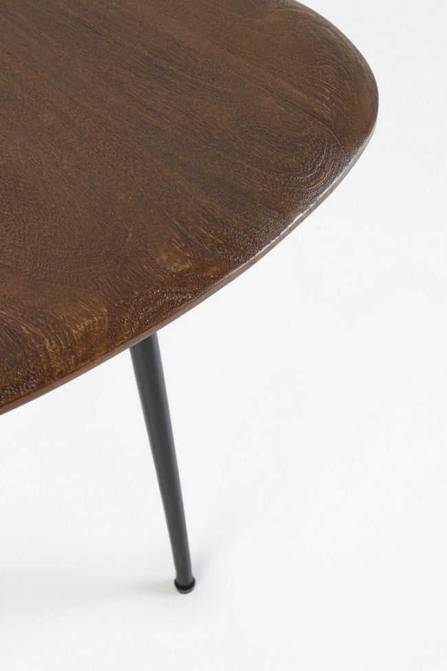 Tavolini Legno Nero Moderni da Interno - PAULINA