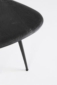 Tavolini Legno Nero Moderni da Interno - PAULINA