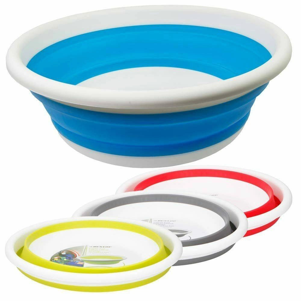Trade Shop - Bacinella Secchio Pieghevole Salvaspazio 38cm Rotondo Casa Giardino In Plastica -