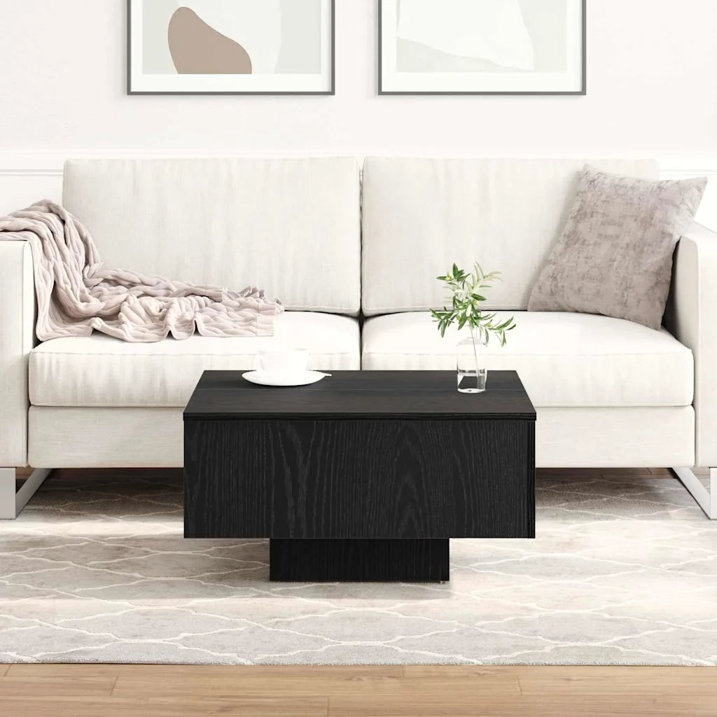 Tavolino da salotto Rovere Nero 60 x 60 x 31,5 cm 862626