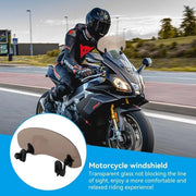 Estensore di Parabrisa Estensibile Clip Fissabile Sulle Finestre Parabrisa Estensore di Ventilazione per Motocicletta