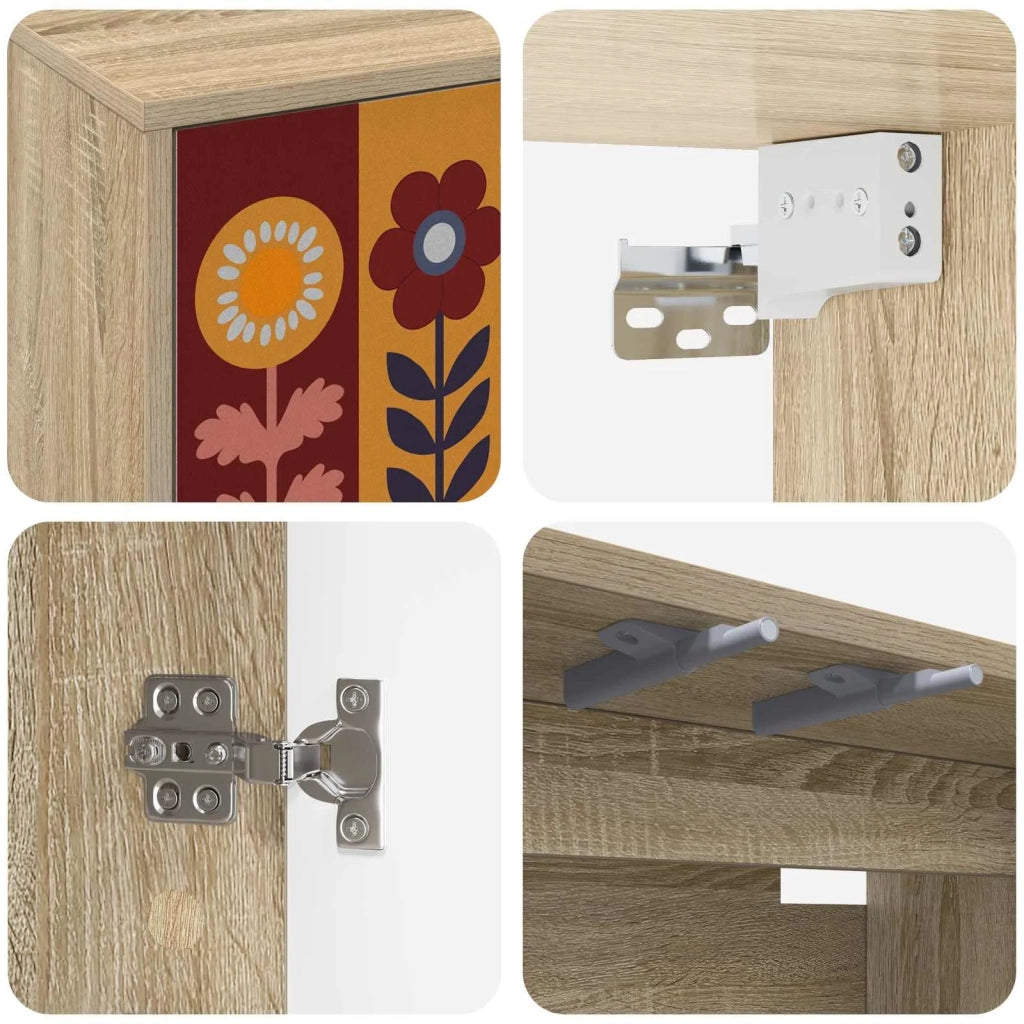 Mobile TV da Parete ESSEN 69 x 33 x 40 cm Rovere Sonoma 8007135