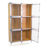 Casetta per piccoli animali, conigliera 3 x 2 scatole 6, circa 180 x 44 x 100 cm, conigliera