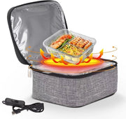 Mini forno portatile, sacchetto di riscaldamento USB portatile per cibo, pranzo, per ufficio, casa, autista e conducente di camion, 5V mini borsa di riscaldamento personale, tessuto Oxford, facile da pulire