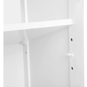 Mobiletto da bagno Valora in MDF bianco per il bagno