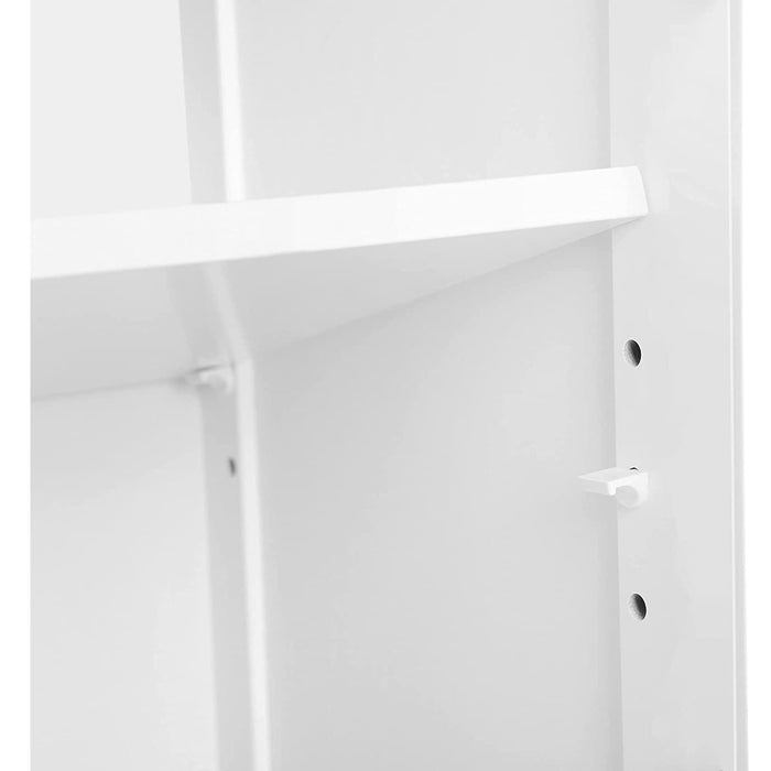 Mobiletto da bagno Valora in MDF bianco per il bagno