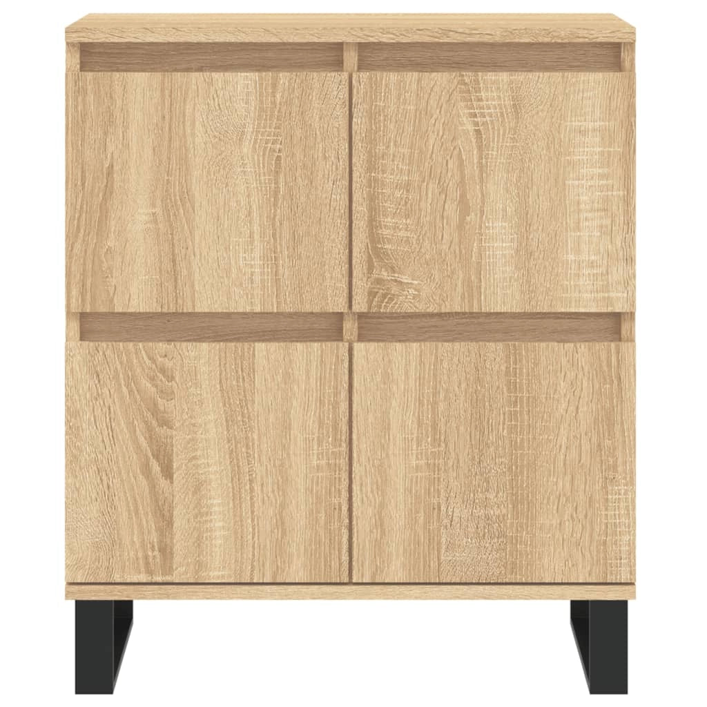 Buffet credenza cassettiera armadio mobile contenitore organizer cucina soggiorno rovere Sonoma 60 x 35 x 70 cm legno ingegnerizzato marrone 02_0031603