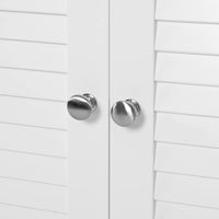 Mobiletto da bagno Valora in MDF bianco per il bagno