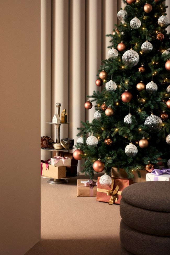 Pouf Contenitore Bouclé Grigio Moderno da Interno - JACKSON