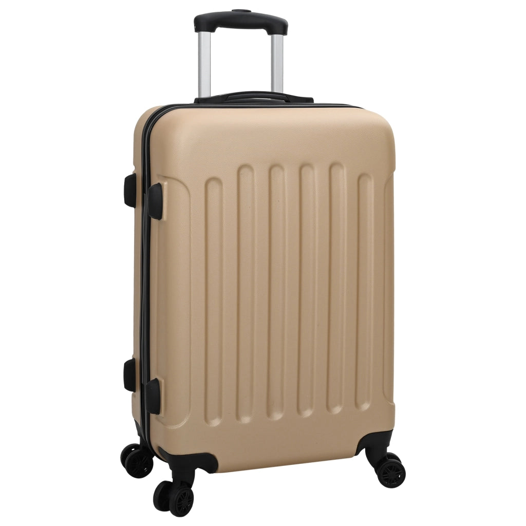 Set di valigie 3 pcs Valigia rigida Champagne 20'' 24'' 28'' ABS