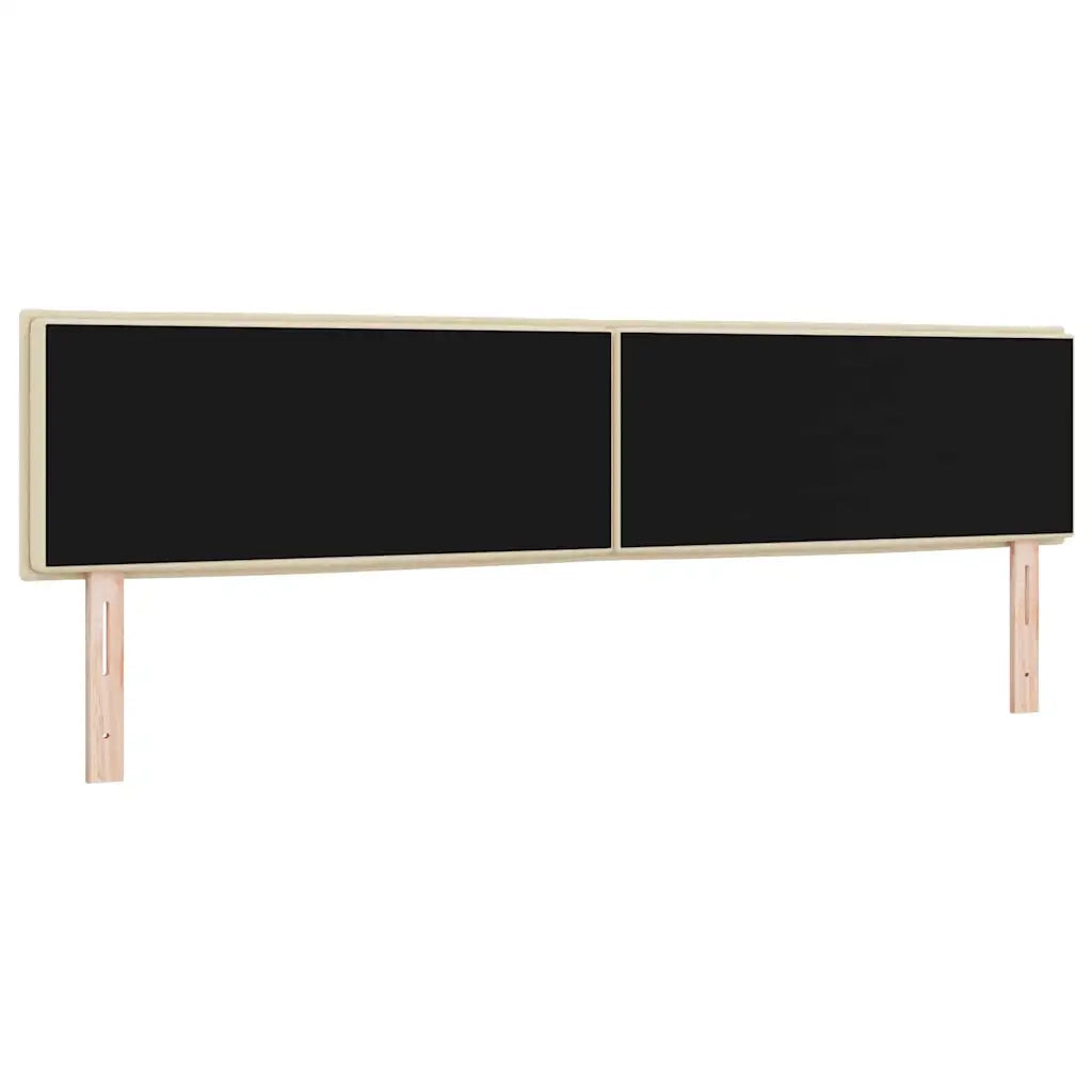 Testiera LED con strisce LED con testiera Crema 200 cm Tessuto 3338011