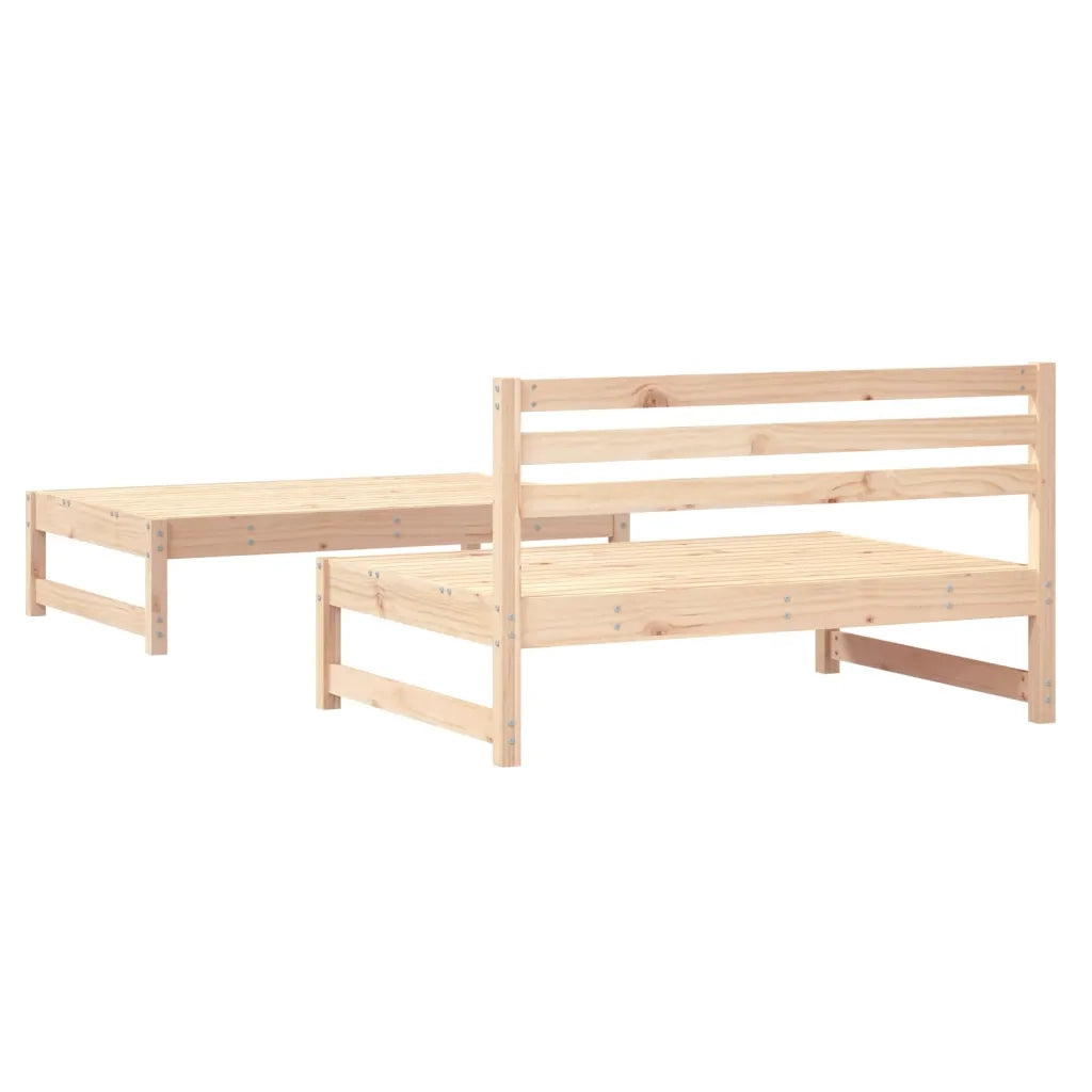 Salotto da Giardino-Set Salotto da Giardino 2 pz in Legno Massello di Pino 653225
