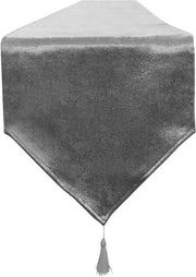 Tavolo da cucina lavabile con aspetto di lino per case, alberghi, ristoranti, matrimoni colore grigio scuro 35 x 300 cm