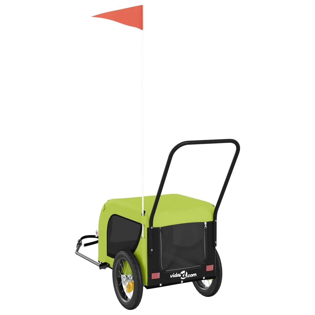 Rimorchio/carrello per animali domestici verde 02_0044292