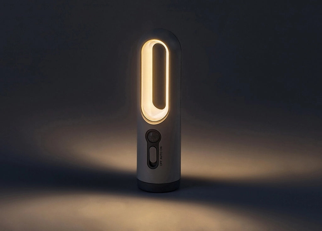 Rabalux Radko lampada da tavolo bianca PIR LED 0,8W
