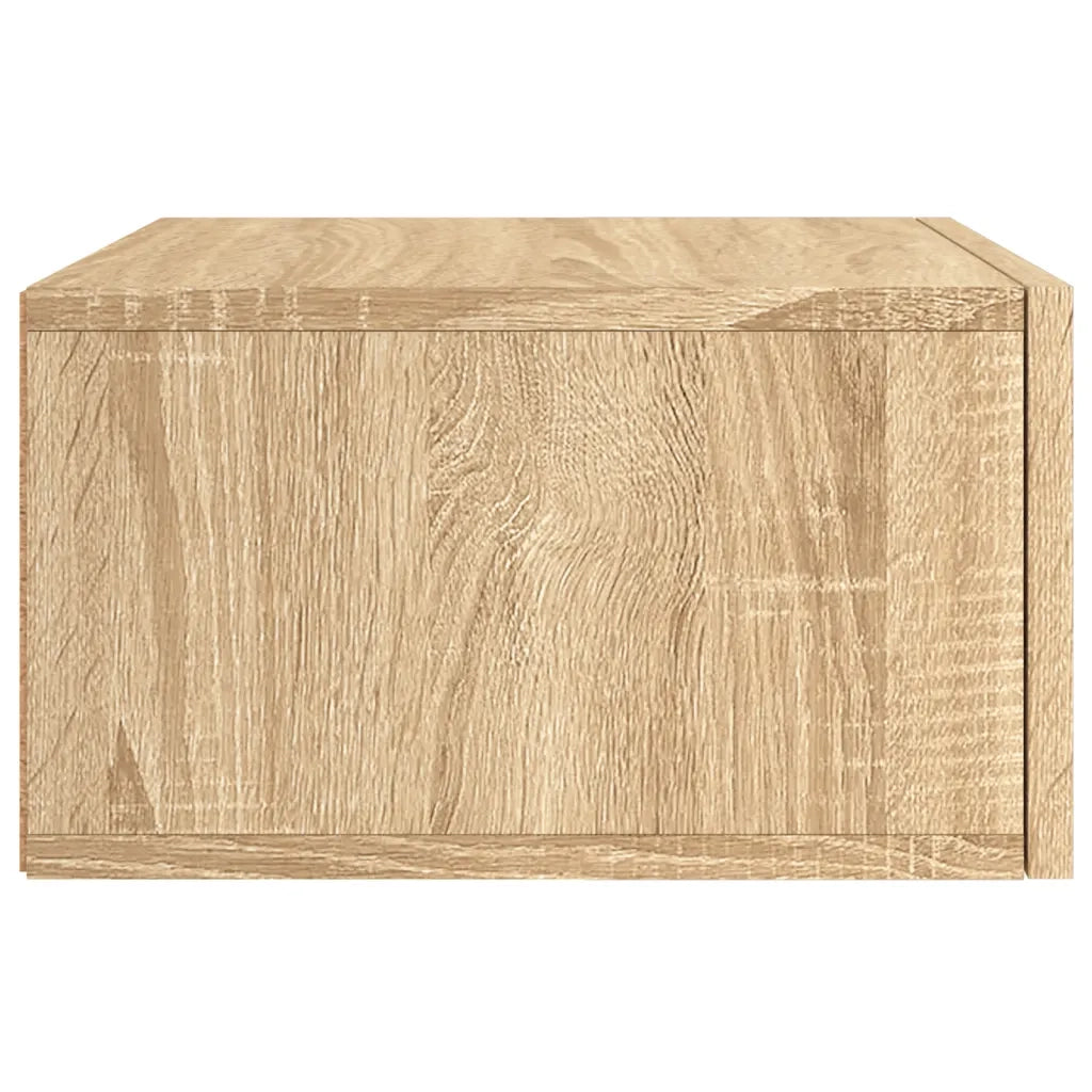 Comodino a Muro Rovere Sonoma 35x35x20 cm 829858