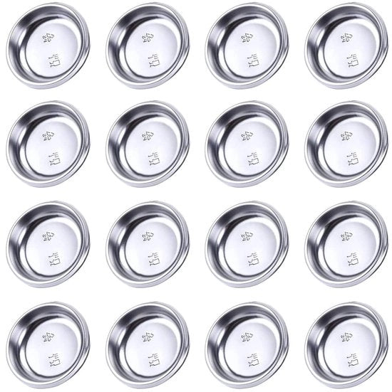 Dipschali mini rotondi - Stivabili e resistenti - 100 pezzi - Plastica