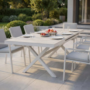 Tavolo da Giardino Allungabile e Gres cm 200/260x100 - SHAUN