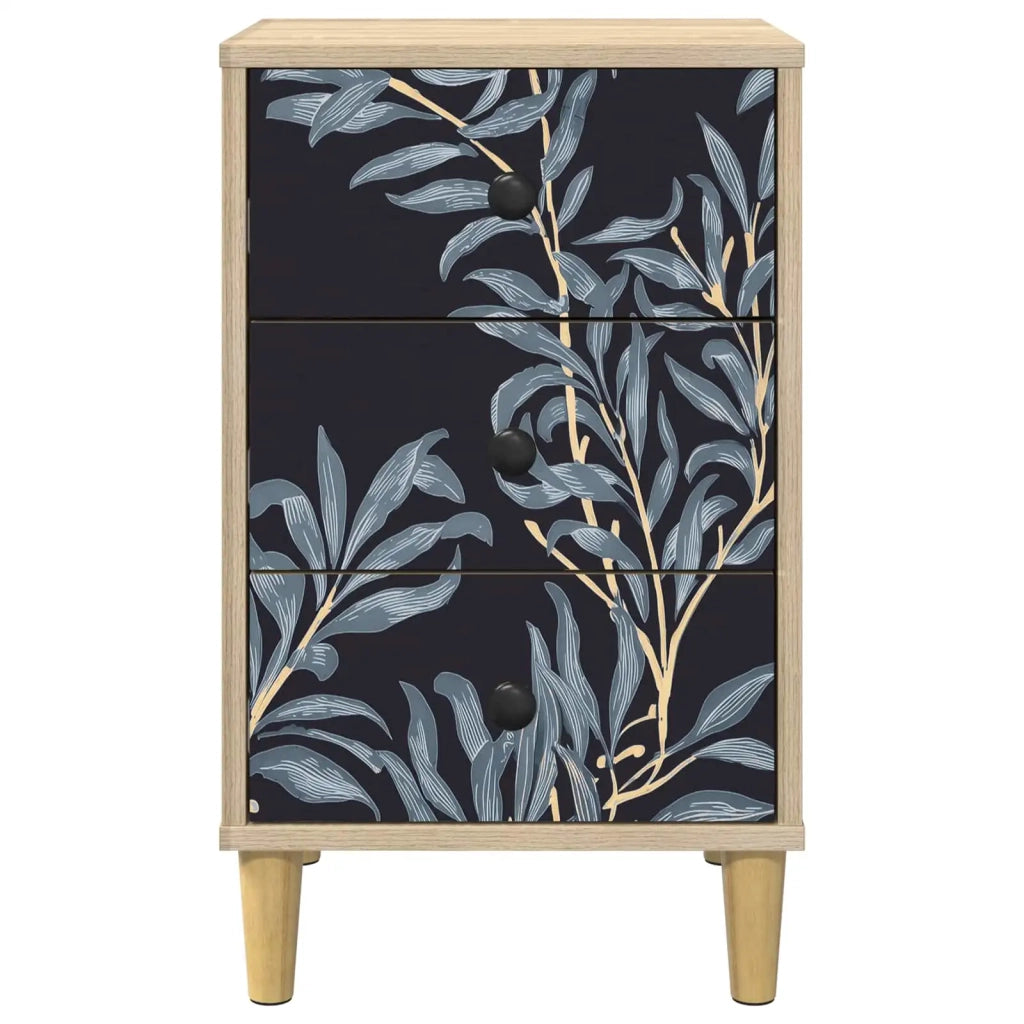 Armadio da Notte DOKKUM 2 pz Rovere Sonoma 36 x 33 x 60 cm 8007286