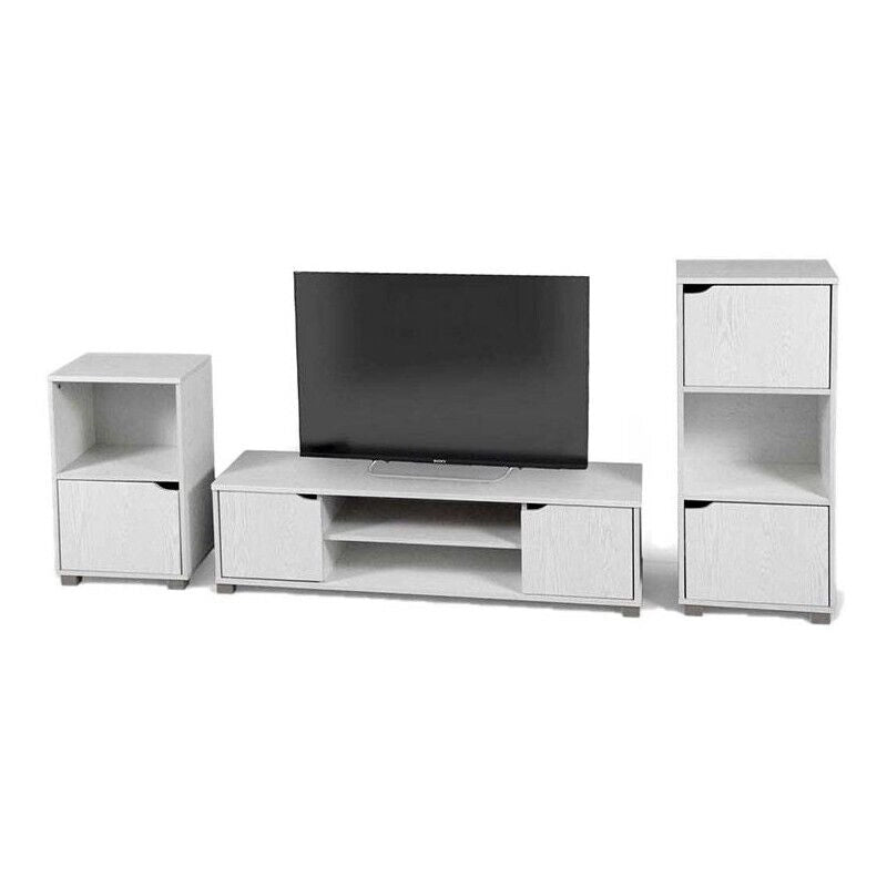 PARETE ATTREZZATA ERMES 3 MODULI COLORE BIANCO